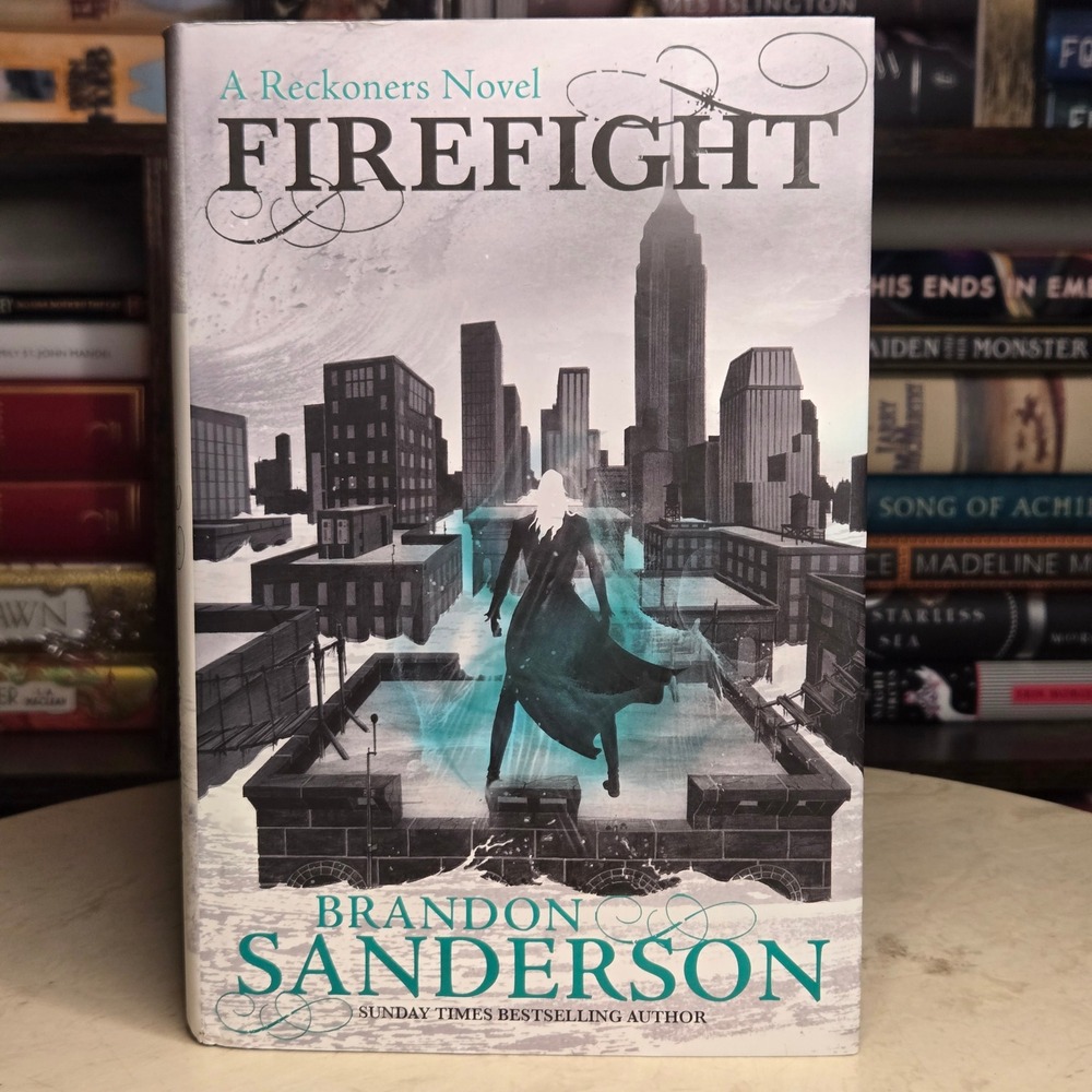 Firefight by Brandon Sanderson UK edition, Reckoners Novel